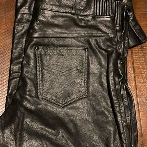 NWT Mens leather touring over pants